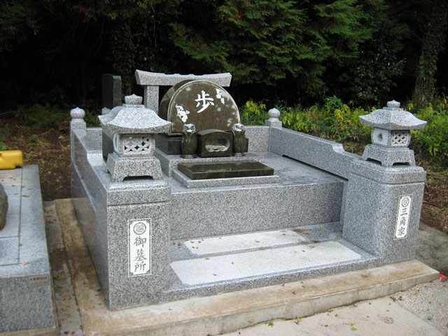 洋型墓石例01