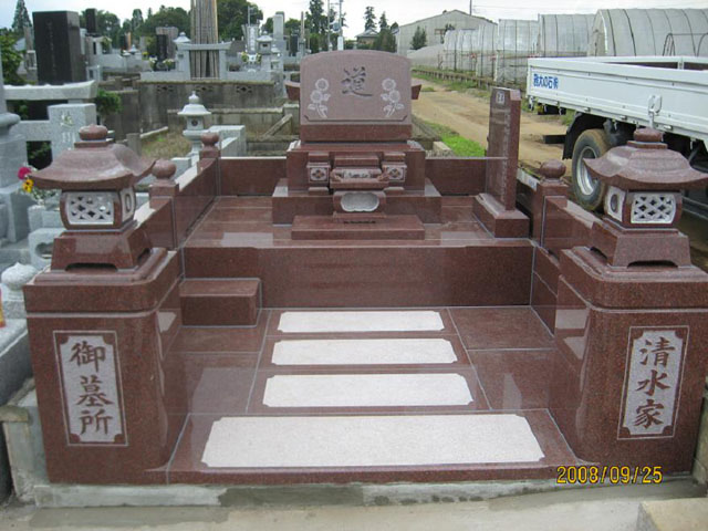 洋型墓石例04