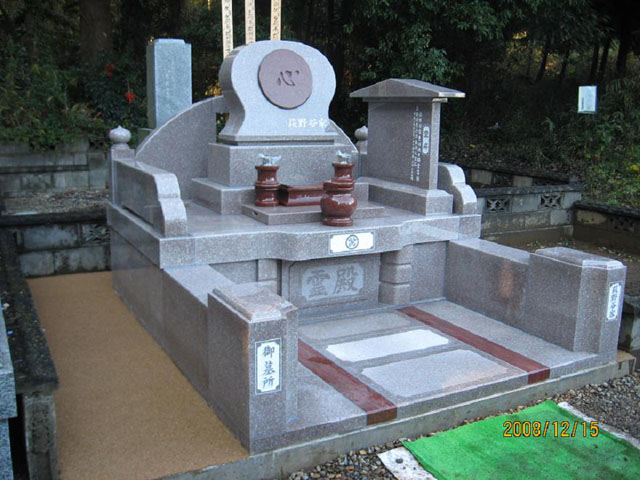 洋型墓石例07