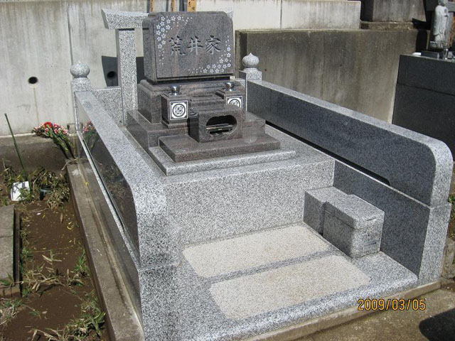 洋型墓石例06